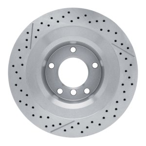 Mercedes-Benz G65 AMG Brake Rotor (1) - Rear - R1 Concepts - Drilled and Slotted - `13-`18